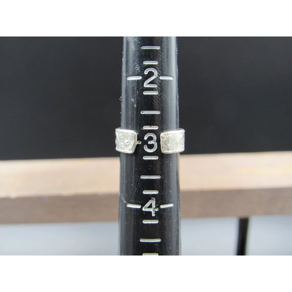 Size 3 Sterling Silver Worn Sun And Stars Toe Band Ring Vintage Statement - Picture 6 of 8